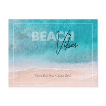 Beach Vibes Postcard Zuhause