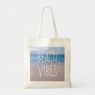 Beach Vibes Schöner Ozean und Sand Paradise Tragetasche