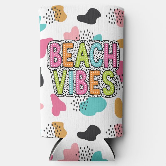 Beach Vibes Selters Dosenkühler (Vorderseite)
