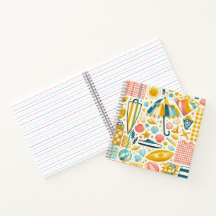 Beach Vibes Spiral Notebook - Küsten Inspiration Notizblock