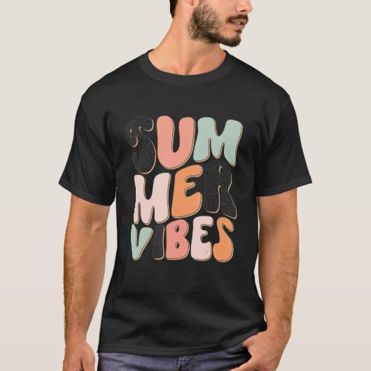 Beach Vibes Spring Break Sommerurlaub für Männer W T-Shirt (Vorderseite)