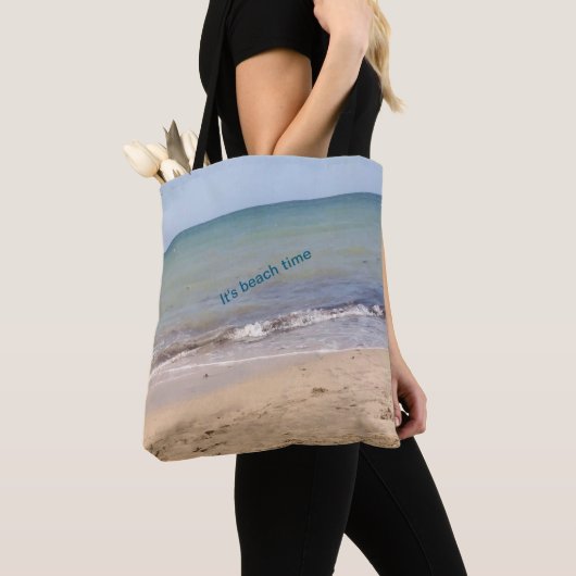 Beach Vibes Tote Bag - "It's Beach Time" & "Enjoy" Tasche (Von Nahem)