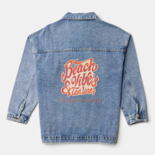 Beach Vibes und Tan Lines Tansania Jeansjacke