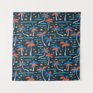 Beach Vibes: Vintage hawaiianische Eleganz. Wandteppich