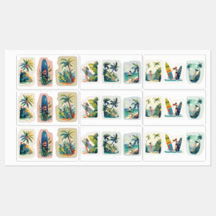 Beach Vibes Vinyl Stickers Etiketten