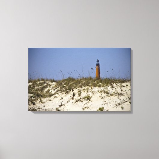 Beach View Ponce Inlet Leuchtturm Wrapped Canva Leinwanddruck (Vorderseite)