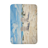 Beach Viewing Chairs Bath Mat Badematte (Vorderseite Vertikal)