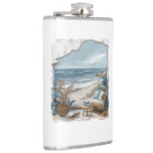 Beach Vision - Fenster "Beach View" Flachmann (Rechts)