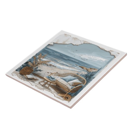 Beach Vision - Fenster "Beach View" Fliese (Seite)