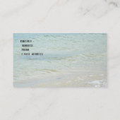 beach visitenkarte (Rückseite)