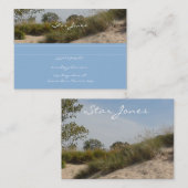 Beach-Visitenkarte Visitenkarte (Vorne/Hinten)