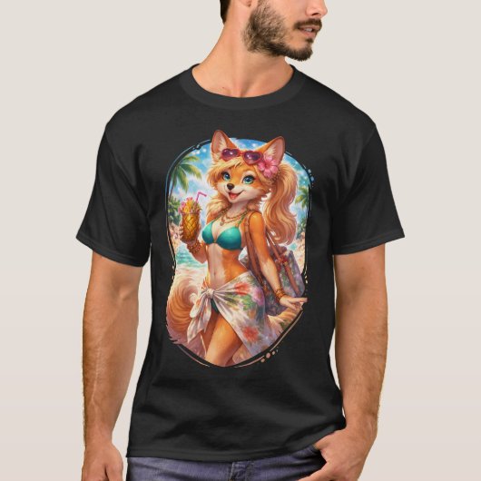 Beach Vixen T-Shirt (Vorderseite)