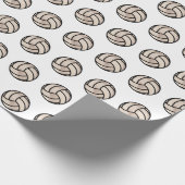 Beach Volley Ball Geschenkpapier (Ecke)