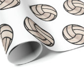 Beach Volley Ball Geschenkpapier (Rolleneckpunkt)