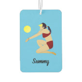 Beach Volleyball Autolufterfrischer (Rückseite)