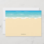 Beach Volleyball Einladung (Rückseite)