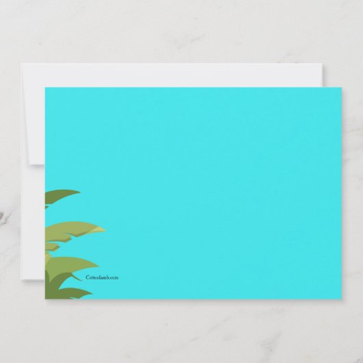 Beach Volleyball Einladung (Rückseite)