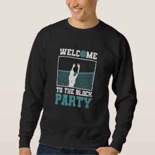 Beach Volleyball Fan Coach Herzlich willkommen im  Sweatshirt