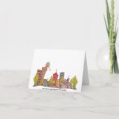 Beach Volleyball Flamingo Notecard Karte (Rückseite)