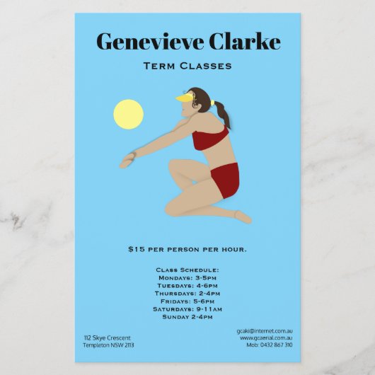 Beach Volleyball Flyer (Vorne)