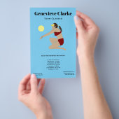 Beach Volleyball Flyer (Handgriff)