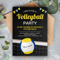 Beach Volleyball Geburtstagsparty