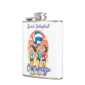 Beach Volleyball Girls Thunder_Cove Flachmann (Links)