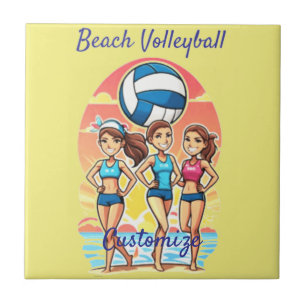 Beach Volleyball Girls Thunder_Cove Fliese