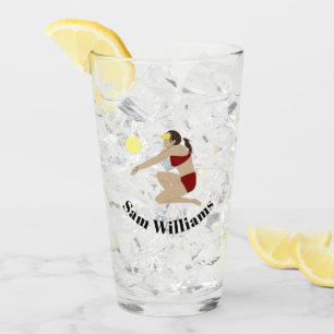 Beach Volleyball Glas