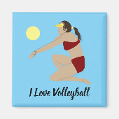 Beach Volleyball Magnet (Vorne)