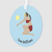 Beach Volleyball Ornament (Vorderseite)