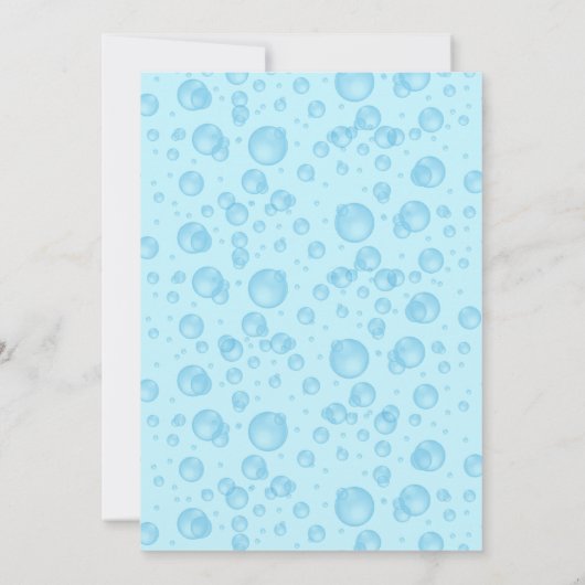 Beach Volleyball Pool Sommerschwimmen Geburtstag Einladung (Rückseite)