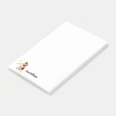 Beach Volleyball Post-it Klebezettel (angewinkelt)