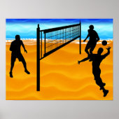 Beach Volleyball Poster (Vorne)