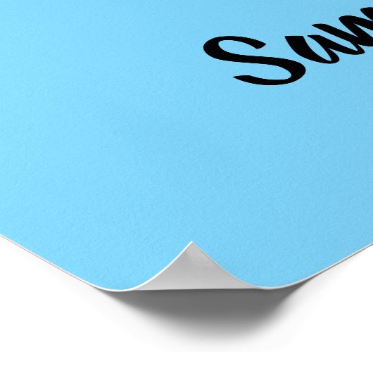 Beach Volleyball Poster (Ecke)