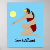 Beach Volleyball Poster (Vorne)