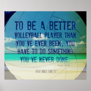 Beach Volleyball Poster 007 für Motivation