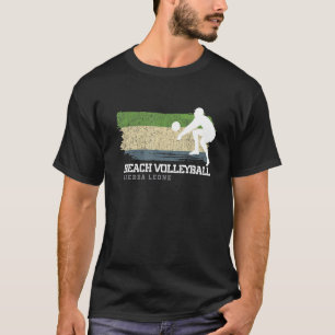 Beach Volleyball Sierra Leone Flag Liebe Volleybal T-Shirt