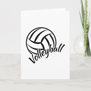 Beach Volleyball Spieler Volleyball Girl-Geschenk Karte