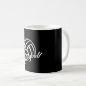 Beach Volleyball Spieler Volleyball Team Geschenk Kaffeetasse (VorderseiteRechts)
