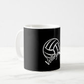 Beach Volleyball Spieler Volleyball Team Geschenk Kaffeetasse (Vorderseite Links)