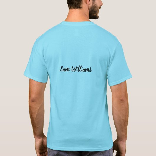 Beach Volleyball T-Shirt (Rückseite)