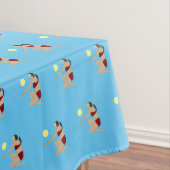 Beach Volleyball Tischdecke (Beispiel)