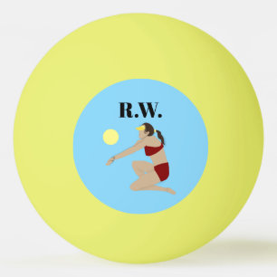 Beach Volleyball Tischtennisball