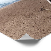 Beach Walking Soul Erfrischendes Poster (Ecke)