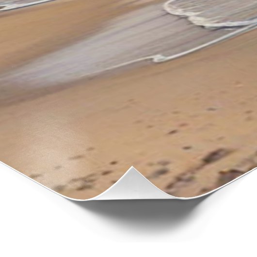 beach wall art poster (Ecke)