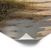 beach wall art poster (Ecke)