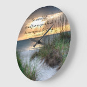 Beach Wall Clock Große Wanduhr (Winkel)