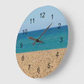 Beach Wall Clock Große Wanduhr (Winkel)