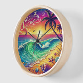 Beach Wall Clock Uhr (Winkel)
